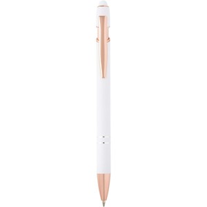 Penna a sfera con finitura rosa oro Nanna con Design sferico - Product Image 1