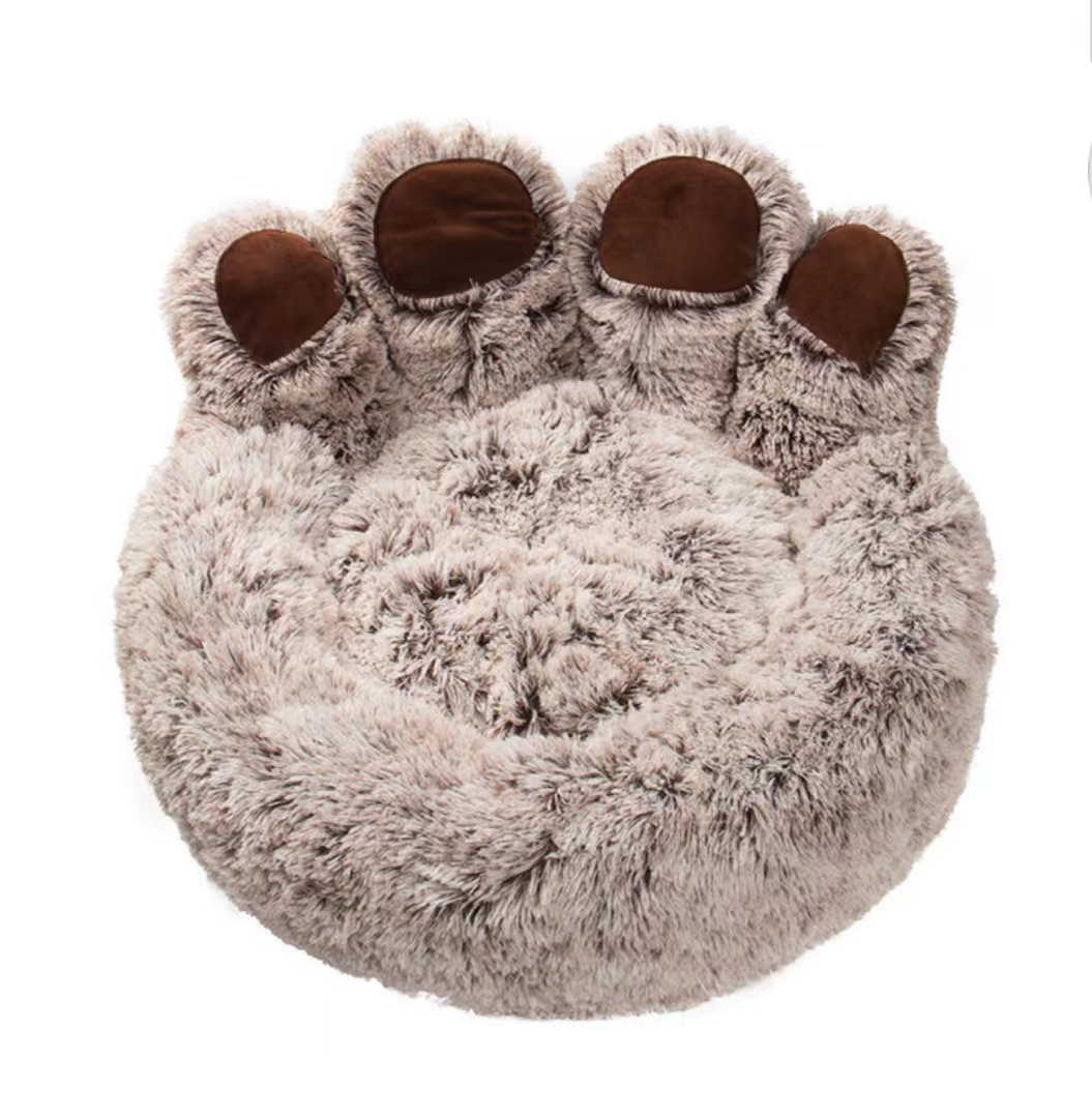 Winter Warm Round Shape Pet Sleeping Bed Warm Dog House Cozy Nest