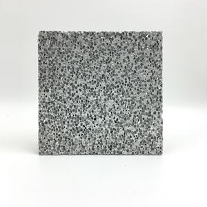 Productos de metal de espuma de <span class=keywords><strong>aluminio</strong></span> de espuma de celda cerrada con agujeros porosos personalizables para insonorización de carreteras - Product Image 5