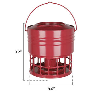 Mangeoires d'oiseaux d'extérieur JH-Mech pour une observation facile Mangeoires d'oiseaux en acier au carbone blanc pour l'extérieur suspendues - Product Image 2
