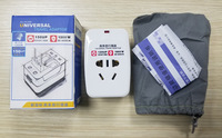 Nouvelle prise adaptateur intelligente internationale dans le monde entier US UK EU AU adaptateur de voyage universel multi convertisseur de charge d'alimentation ca