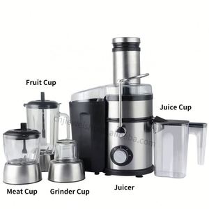 Meilleur extracteur de jus frais automatique et mixeur 4-en-1 en acier, petit modèle pour tomates et grenades - Product Image 2