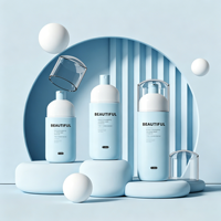 Flacon pulvérisateur cosmétique vide de 150 ml, en plastique PE, emballage pour soins de la peau, flacon de lotion rechargeable, vente en gros