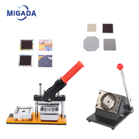 Machine à fabriquer des aimants de réfrigérateur carrés personnalisés à pression manuelle, kit de fabrication de boutons aimantés pour réfrigérateur avec photo DIY, machine à boutons, kit 2x2 pouces (50x50 mm)