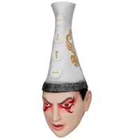 Masques Ciel et Enfer pour Halloween et Noël, en caoutchouc, amusants, pour carnaval, ZP, fabriqués en Chine