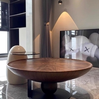 Nouvelle table basse minimaliste française pour salon - Style designer - Table à thé/table centrale moderne de luxe léger pour petite maison