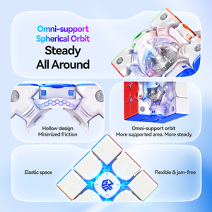 Cubo Mágico Magnético <span class=keywords><strong>Gan</strong></span> I4 3x3, Cubo Profesional <span class=keywords><strong>Gan</strong></span>, Rompecabezas de Velocidad, Juguetes Educativos para Niños - Product Image 5