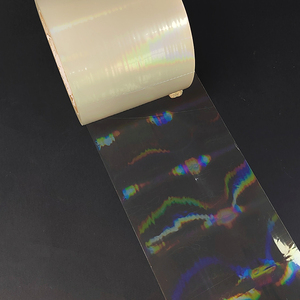 Vente en gros directe de <span class=keywords><strong>film</strong></span> de stratification holographique Bopp arc-en-ciel à froid avec adhésif - Product Image 6