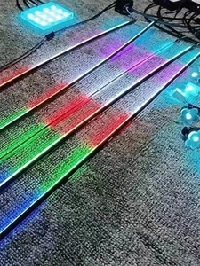 Juego Completo de Decoración Interior, Iluminación Ambiental Dinámica LED Acrílica Multicolor Oculta con Música para Automóvil - Product Image 5