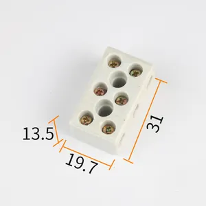 High quality durable ceramic temperature terminal ceramic connector block wiring terminal