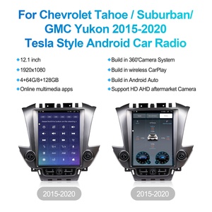 NaviHua for Chevrolet Tahoe Suburban GMC Yukon 2015 2020 Tesla Vertical Screen Android Stereo Autoradio Multimedia Player - Product Image 3