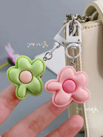 Gantungan Kunci Bunga Kawaii Baru 5 Kelopak Resin untuk Dompet/Ponsel, Aksesoris Earphone Lucu & Aksesoris Tas DIY