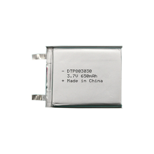사용자 정의 803030 852540 602248 리튬 이온 배터리 팩 3.7V 650mAh 2.405Wh 리포 배터리 - Product Image 4