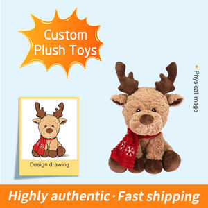 Gepersonaliseerd ontwerp, schattig knuffel-Sinterklaas met PP-katoen vulling, verjaardagspromotie cadeau, groothandel - Product Image 2