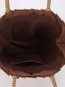 Nouveaux sacs en corde de papier grande capacité, tendance, décontractés, pour les vacances d'été, sacs à main et à bandoulière pour femmes, fermeture éclair, polyester, Tanjing - Product Image 3