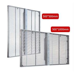 จอแสดงผล LED แบบโปร่งใสสีสันสดใสสำหรับภายในอาคาร ความสว่างสูง <span class=keywords><strong>9000cd</strong></span>/m  ขนาดโมดูล 250x250 มม.  วิดีโอวอลล์แบบฟิล์มกระจก  รีเฟรชเรทสูง - Product Image 4