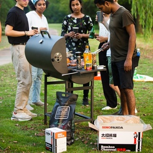 Firewax kualitas tinggi pembakaran waktu lama bambu serbuk gergaji arang tongkat barbekyu arang 95% kekerasan serbuk gergaji arang - Product Image 5