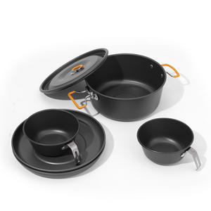 Ensemble de cuisine d'extérieur Firemaple 5 pièces, aluminium ultraléger, portable, pour le camping, 2-3 personnes - Product Image 2