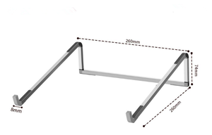 <span class=keywords><strong>Support</strong></span> d'écran portable pliable en aluminium pour <span class=keywords><strong>ordinateur</strong></span> portable, <span class=keywords><strong>support</strong></span> de bureau <span class=keywords><strong>ventilé</strong></span> pour <span class=keywords><strong>ordinateur</strong></span> portable - Product Image 5