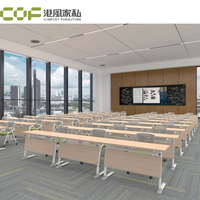 Mesa de Oficina Plegable Moderna para Oficina en Casa, Sala de Estar y Eventos - Uso Comercial con Ruedas