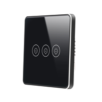 Nouveau Interrupteur Mural Tactile Intelligent 3D à Double Pôle en Verre, Télécommande WiFi pour Maison Connectée 10A, Vente Chaude 2026