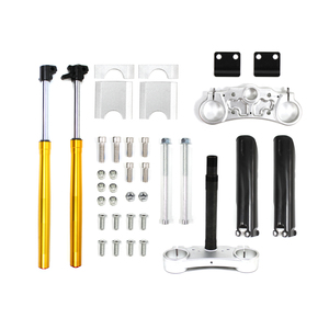 Xe đạp bụi bẩn ktm250cc Giảm xóc trước + Tấm liên kết trên và dưới + Cột + Khối Báo Chí + Tấm bảo vệ - Product Image 1