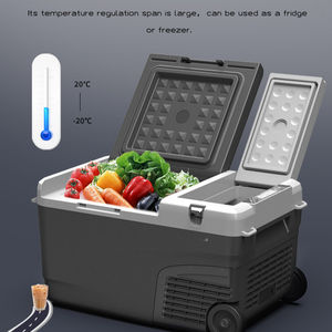 Réfrigérateur de voiture électronique, petit compresseur M30 30l dc alimentation batterie 12v réfrigérateur de camping portable double zone congélateur - Product Image 4
