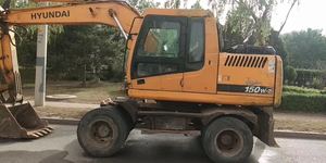 Excavadora Usada de Segunda Mano, Maquinaria para Movimiento de Tierras HYUNDAI 150W en Venta - Product Image 3