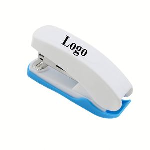 Mini grapadora de PVC con logo personalizado impreso - Set de colores variados para útiles escolares - Product Image 1