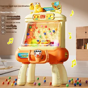 Juguete Educativo Bechotoy Montessori de Cognición, Máquina de Atrapar Pelotas de Plástico con Cangrejos de 2 Colores para Niños - Product Image 3