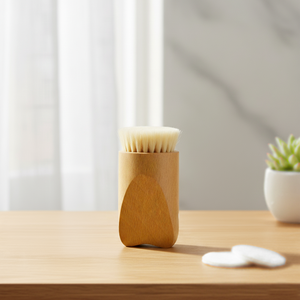 Cepillo Exfoliante Facial de Madera con Cerdas de Nailon y Algodón - Nuevo Producto en Venta - Product Image 2