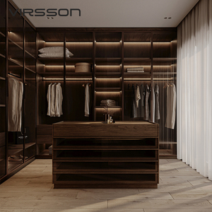 <span class=keywords><strong>Armoire</strong></span> coulissante moderne en bois massif, écologique et durable, pour chambre à coucher, maison, hôtel - Product Image 3