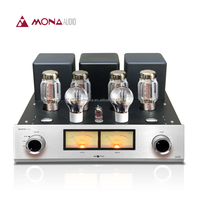 MONA En Çok Satan Push-Pull Sınıfı Güç Amplifikatörü KT88 ECC82 Vakum Tüplü 56W+56W 2.0 Kanal Alüminyum Ev Tipi Alıcı