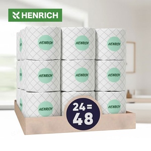 Papier toilette en rouleau jumbo, 2 plis, pâte vierge, TAD, absorbant, doux, jetable, usage commercial, fournisseur en gros - Product Image 1