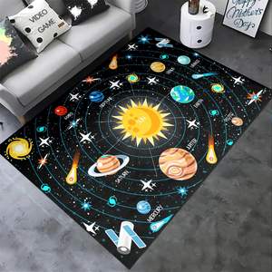 Tappeto Premium del Sistema Solare per Stanza dei Bambini, Educativo con Tema Universo e Pianeti, Decorazione per Bambini - Product Image 3