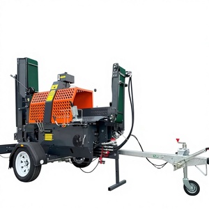Fendeuse de bois à essence 30 tonnes avec moteur Kohler 14 CV, machine de découpe de bois robuste avec scie automatique - Product Image 1