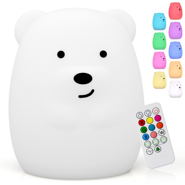 Changing Color Remote Control LED Kids Room Decor Lighting 3D Led Illusion Lamp 3D Night Light for Girls Birthday Gift