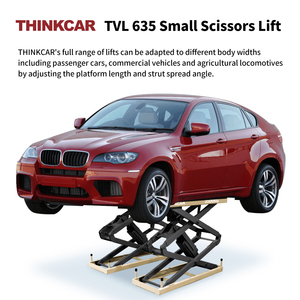 Elevador de tijera pequeño de 3500kg THINKCAR <span class=keywords><strong>TVL</strong></span> 635, elevador de coche hidráulico subterráneo de 3,5 T, elevador controlado eléctrico, equipo automático - Product Image 2
