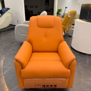 Sillón <span class=keywords><strong>Reclinable</strong></span> de Cuero Genuino de Lujo, Individual, para Cine, Teatro o Sala de Estar, Venta Directa de Fábrica - Product Image 3