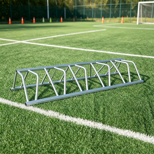 Rebounder da Calcio Multifunzionale in Ferro, Robusto, Mobile, Durevole, per Allenamento di Pallone, Campo da Gioco Personalizzabile, Livello Professionale, Vance - Product Image 1