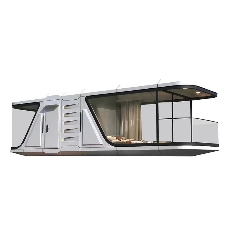 Modern Prefab Houses Cube Cabin Office Capsule House Backyard Home Office Shed Mobile Home Living