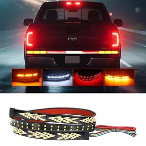 Feu arrière de voiture, clignotant, feu de freinage, 12V 24V, feu de recul, double clignotant d'avertissement, bande LED en forme de flèche pour camionnette, Jeep - Product Image 1