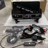 Radio para Auto con Reproductor Multimedia de Pantalla Táctil Android 13 de 12.3 Pulgadas, Snapdragon, Carplay, Navegación GPS para Mercedes Benz ML W166