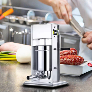 Nouvelle <span class=keywords><strong>machine</strong></span> <span class=keywords><strong>à</strong></span> farcir les saucisses verticale manuelle/électrique pour usage domestique, restaurants, hôtels, composant moteur principal, usine - Product Image 1
