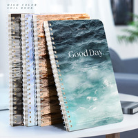 En stock, carnet à spirales double A5, 120 pages, carnet de notes pour enfants, carnet de notes à motifs de dessins animés, papier épais, ligné, papeterie, cadeaux