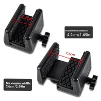 Adaptateur de trépied universel en aluminium, pince de précision pour la chasse et le tir, support de tir, pince de selle