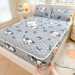 Kış sıcak kadife elastik bant monte levha süper yumuşak king-size yatak levha - Product Image 6