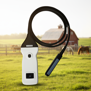 Escáner de Ultrasonido Veterinario Portátil Inalámbrico, Sonda Lineal Rectal, <span class=keywords><strong>Detector</strong></span> de Gestación Bovina y Equina, Fácil Operación - Product Image 1