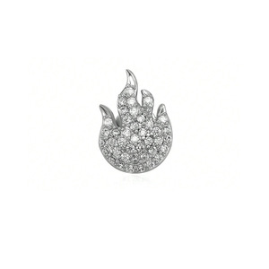 Dentadura Decorativa Flame Gold con Incrustaciones de Diamantes, Adorno Dental Unisex - Product Image 3