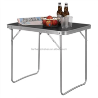 Table pliante d'extérieur en alliage d'aluminium étanche CE Direct Source pour cour, cuisine et salle à manger, durable